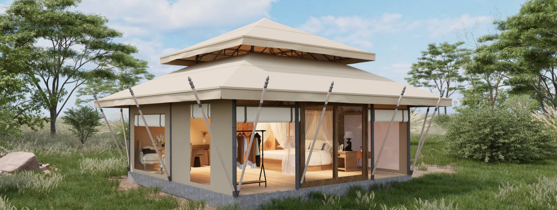 喀喇沁旗户外野奢帐篷